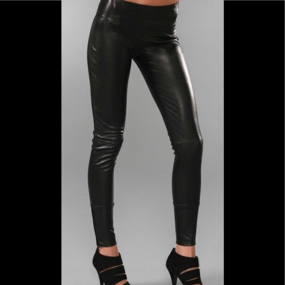 Kiki de montparnasse genuine leather pants